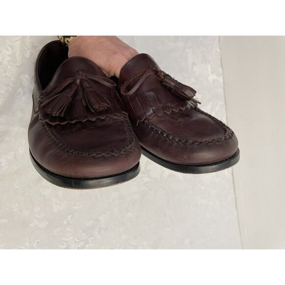 Bass G.H. Bass Burgundy Leather Tasseled Loafer Size 10M  Preppy‎ old money 90’s main image 11